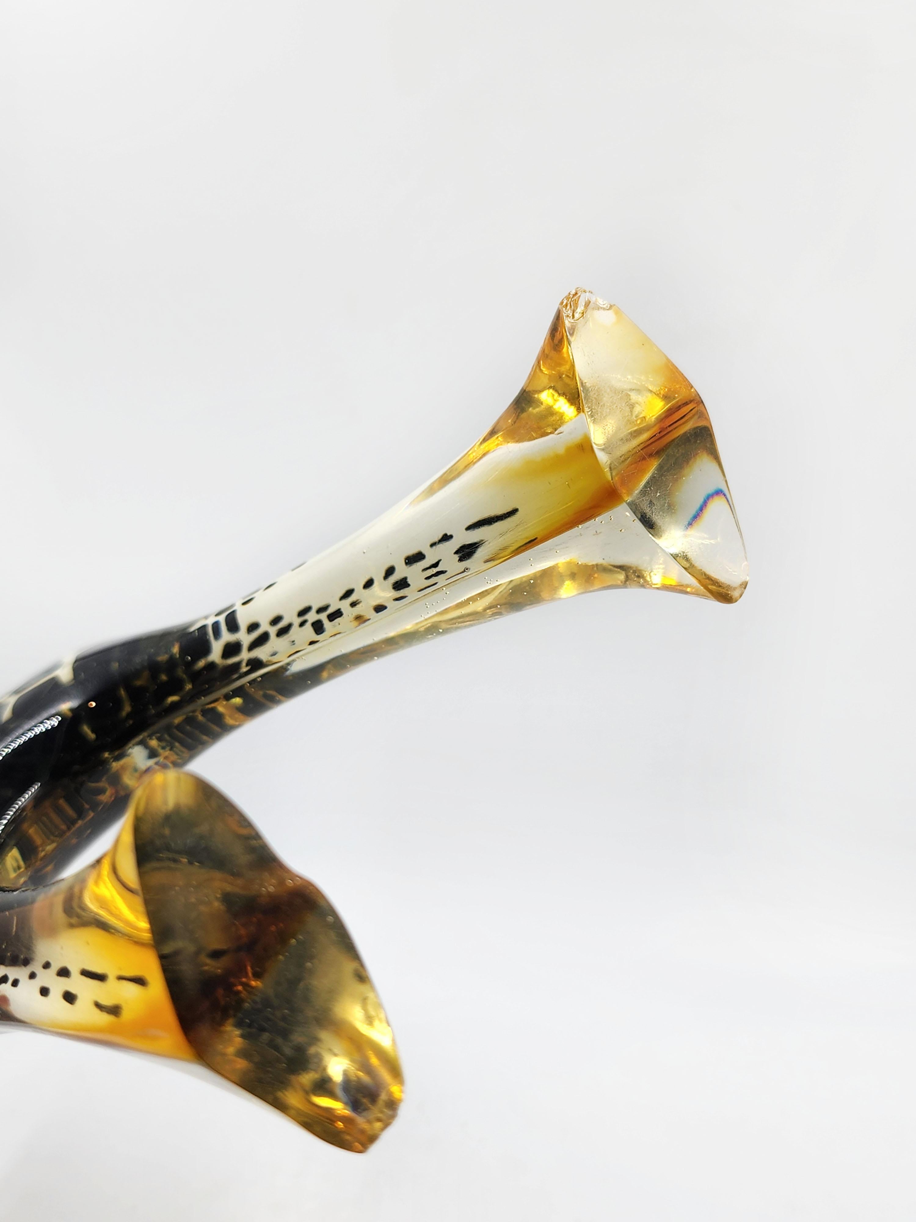 Brasiliano Figurina di giraffa in lucite acrilica vintage di Abraham Palatnik, anni '60 in vendita