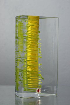 Abstrakte Blockvase im Vintage-Stil von Jan Konarik für Beranek, Tschechoslowakei