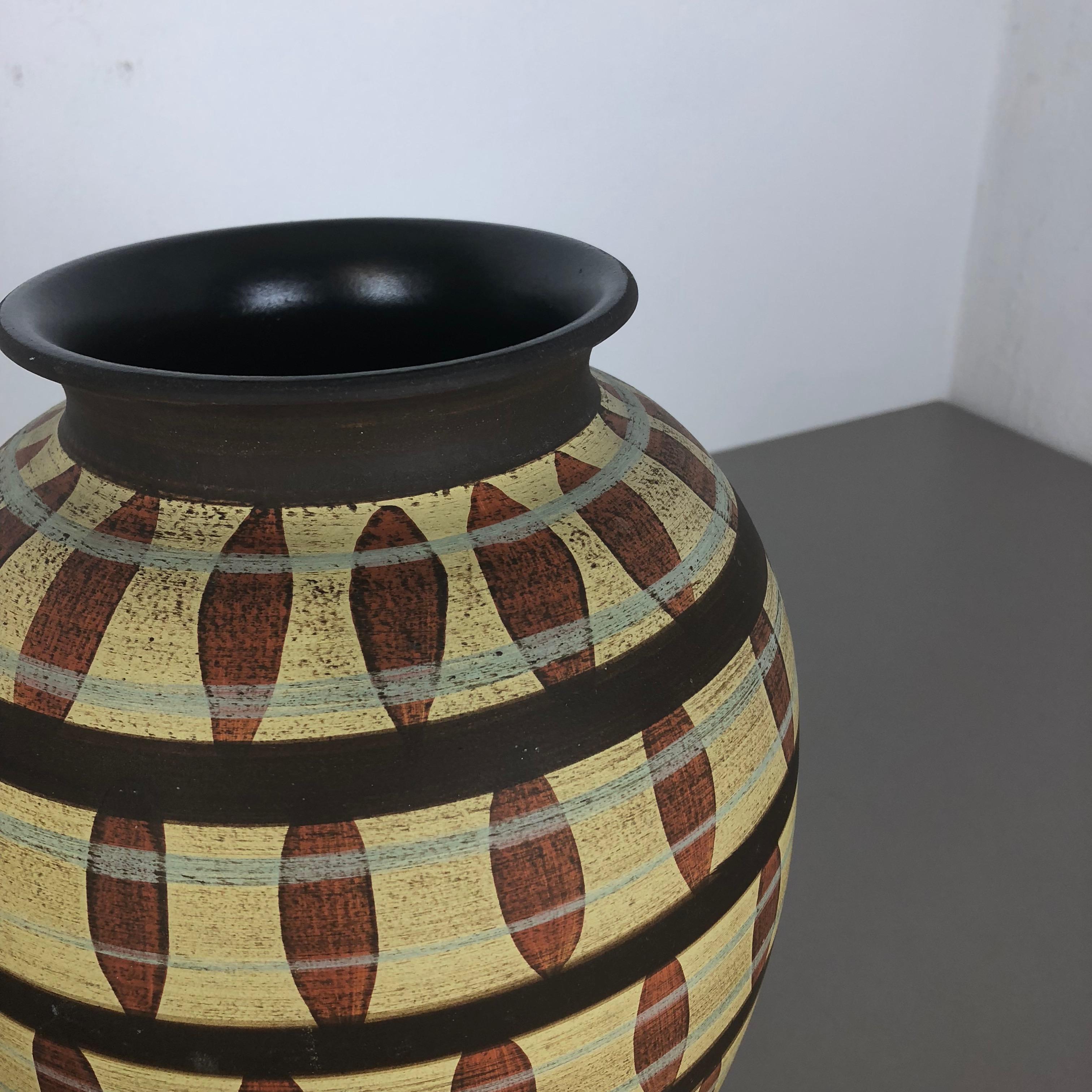 Vase en céramique abstraite vintage de Simon Peter Gerz, Allemagne, années 1950 en vente 6