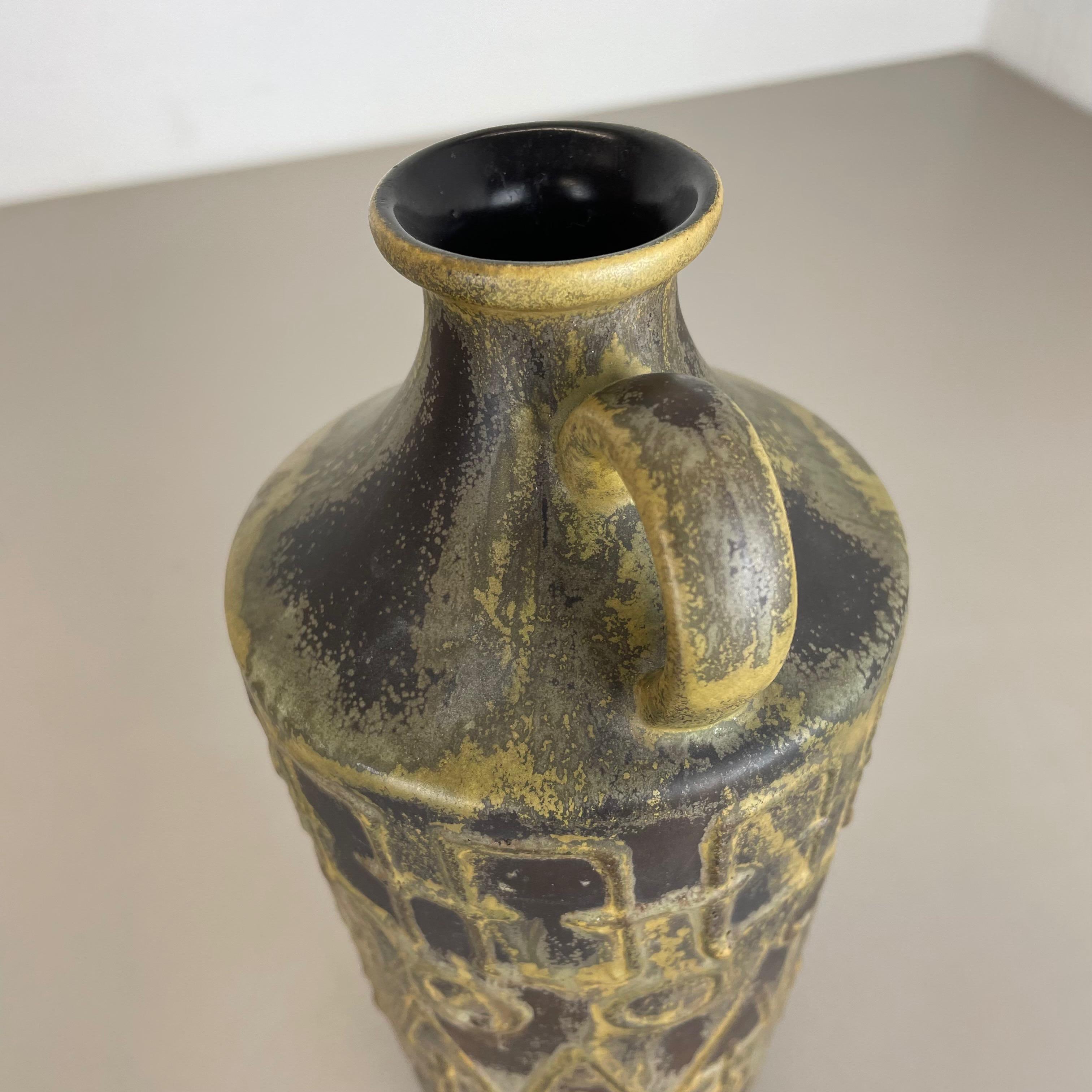 Vase en céramique abstraite vintage de Simon Peter Gerz, Allemagne, années 1960 en vente 5