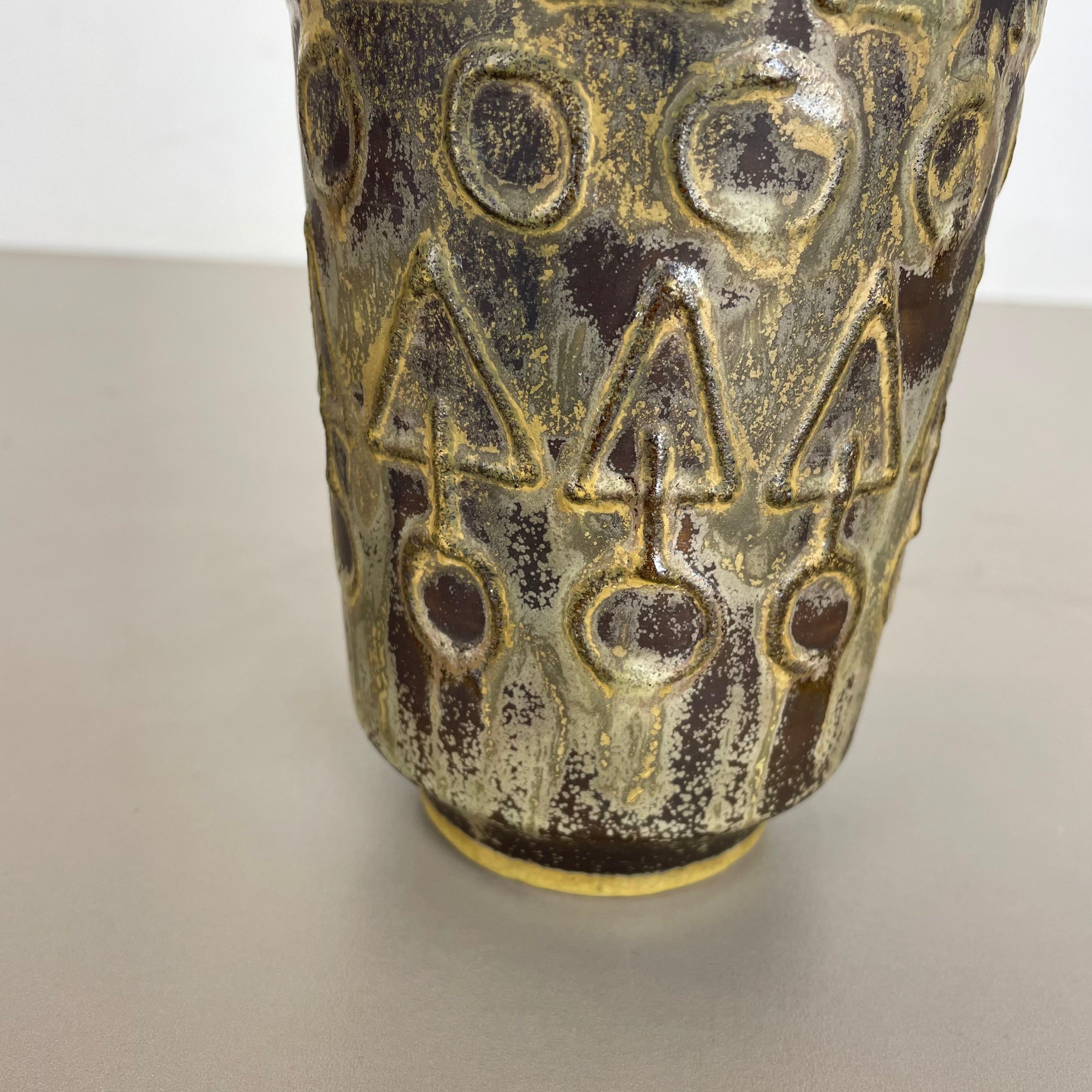 Vintage Abstract Ceramic Pottery Vase by Simon Peter Gerz, Germany, 1960s For Sale 2
