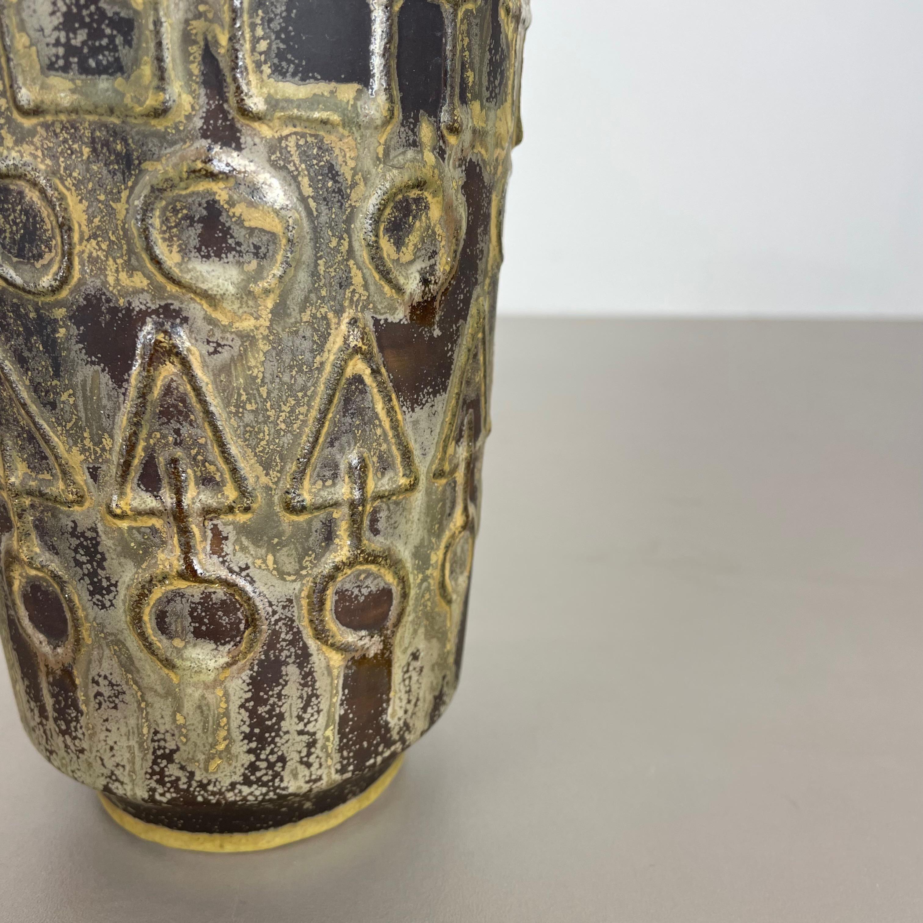Vase en céramique abstraite vintage de Simon Peter Gerz, Allemagne, années 1960 en vente 1