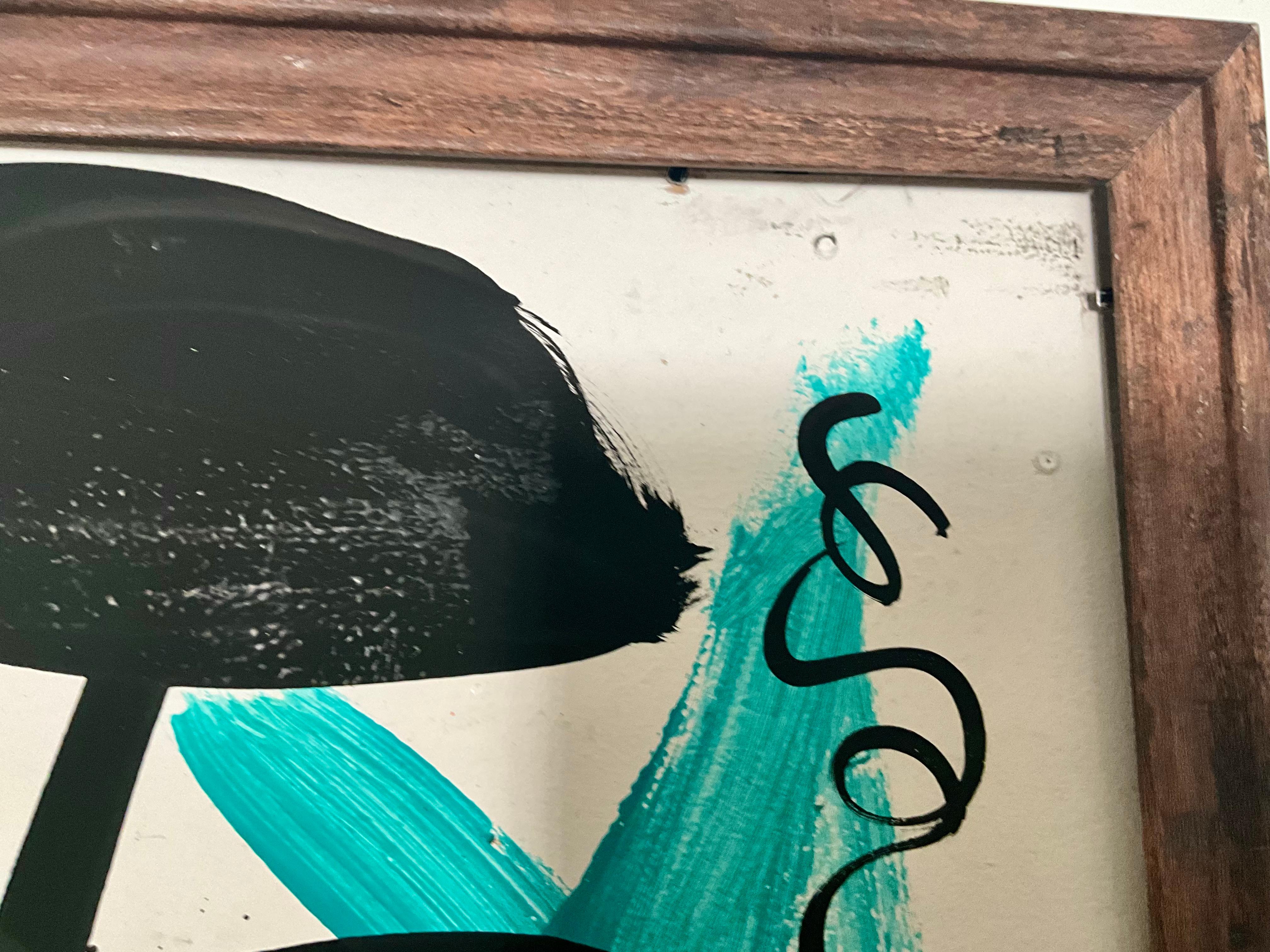 Vintage By  Abstraktes Gemälde des abstrakten Expressionismus von Peter Keil – Original-Kunstwerk (Nordamerikanisch) im Angebot