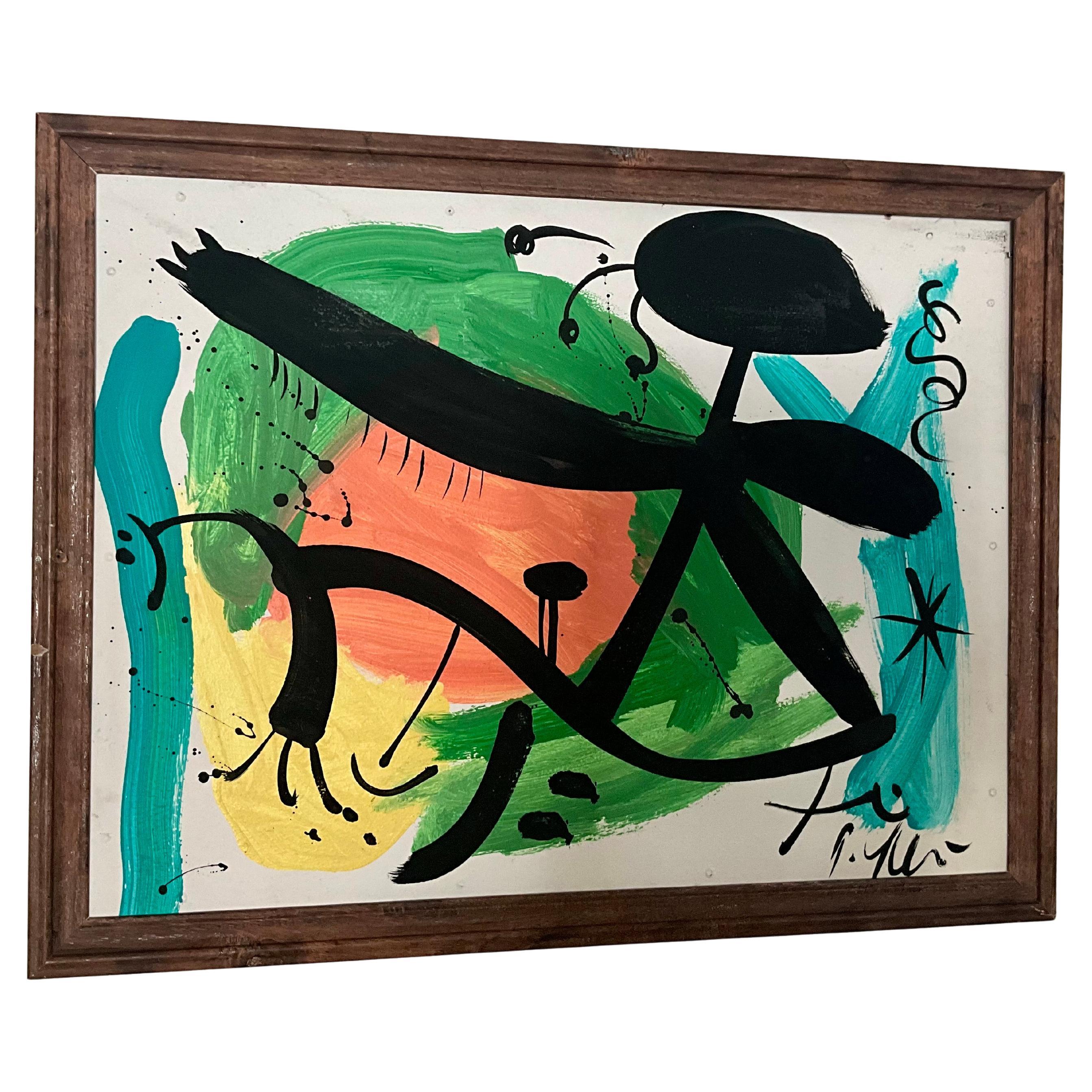 Vintage  Abstract Expressionism Painting by Peter Keil - Original Artwork