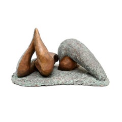 Vintage Abstract Female Form Sculpture by A. Altmann