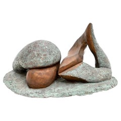Vintage Abstract Female Form Sculpture by A. Altmann