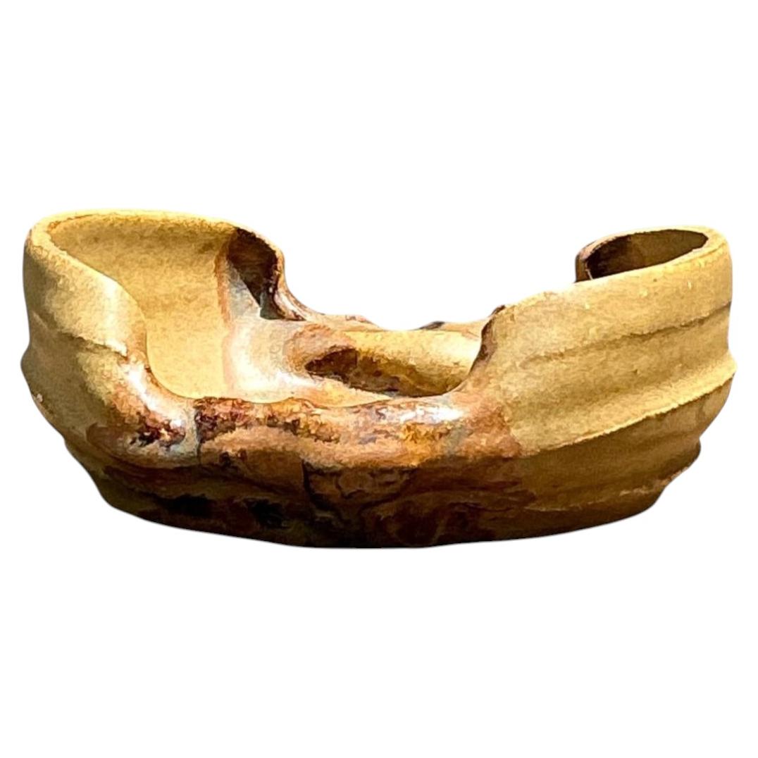 Vintage Abstract Form Ceramic Bowl