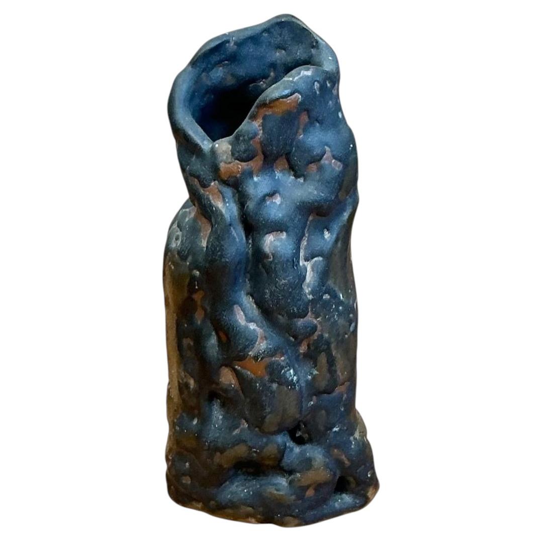 Vaso in ceramica vintage dalle forme astratte
