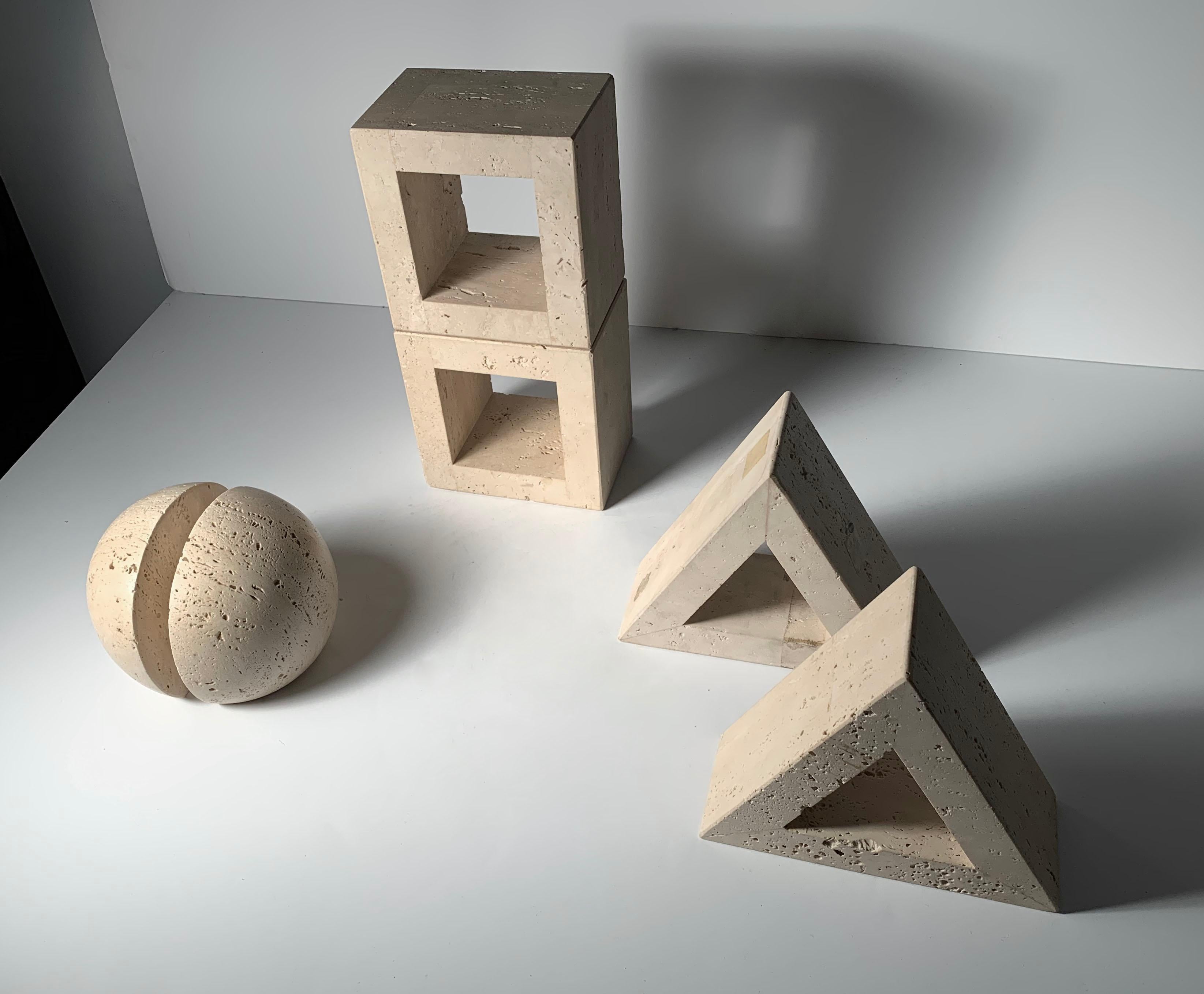 travertine book ends