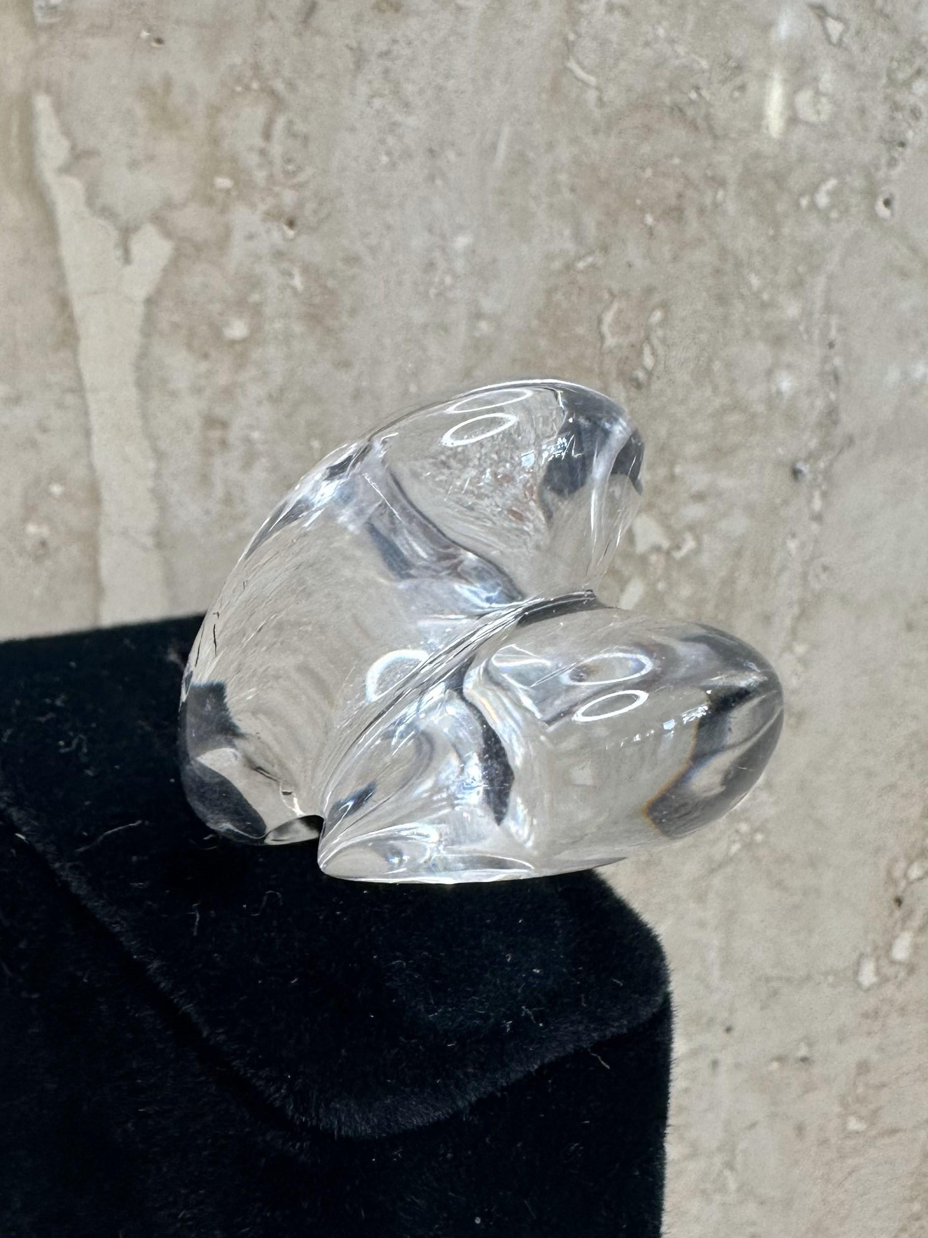Modern Vintage Abstract Lucite Ring For Sale