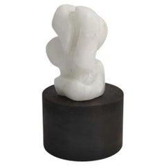 Vintage Abstract Marble Stone Sculpture MCM, 70s