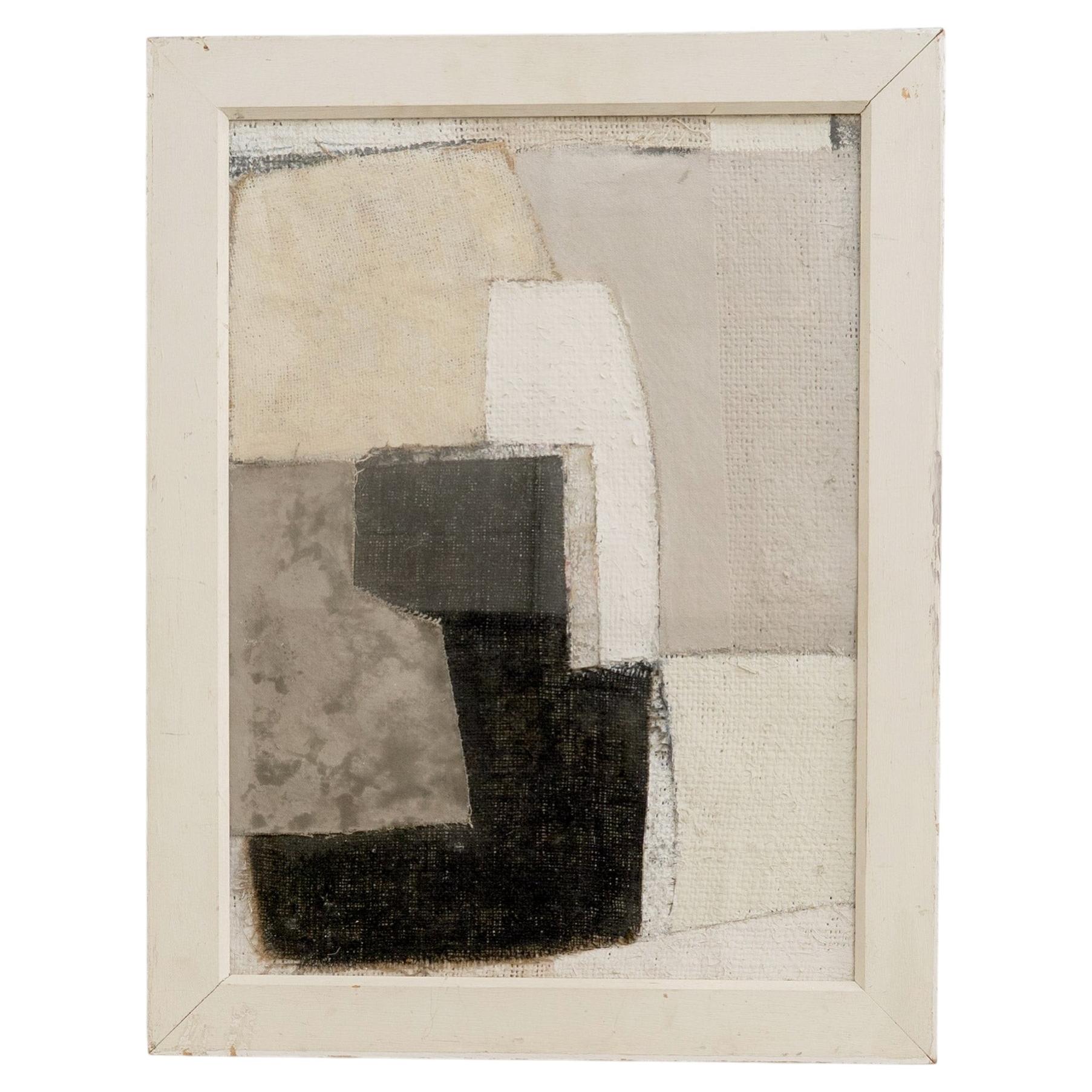 Vintage Abstract Mixed Media Composition