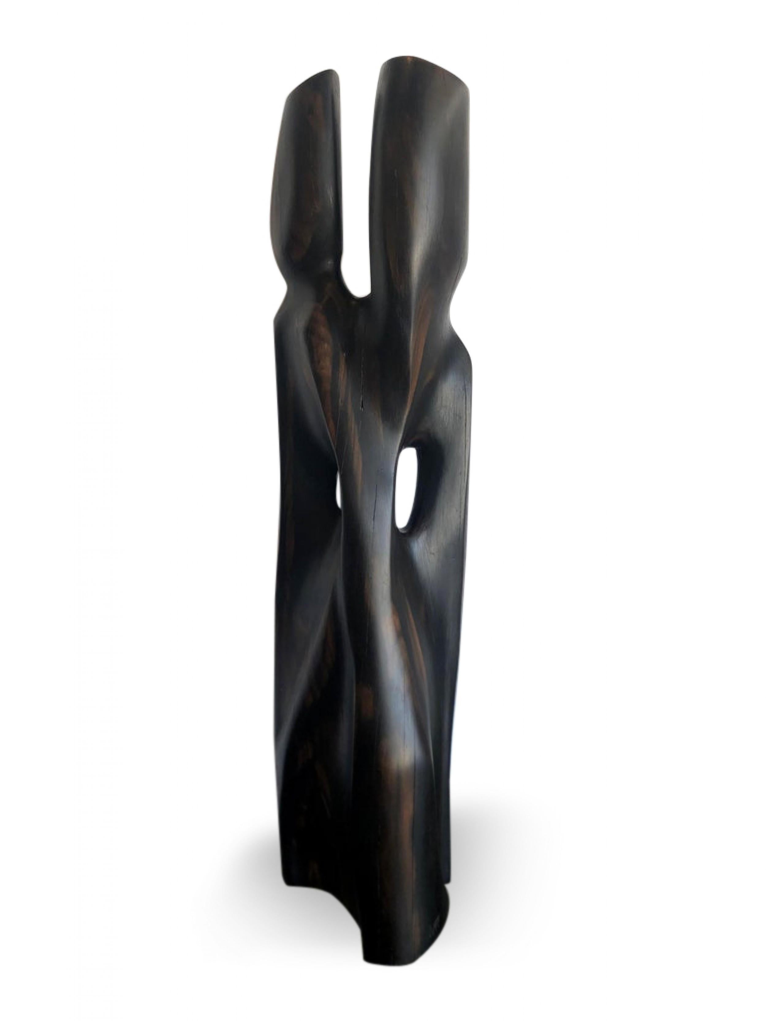 Vintage Abstract Sculpture of Two Combined Figures For Sale 2