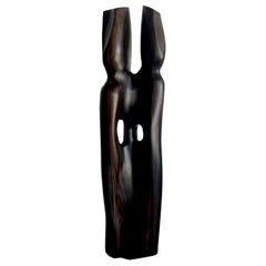 Vintage Abstract Sculpture of Two Combined Figures