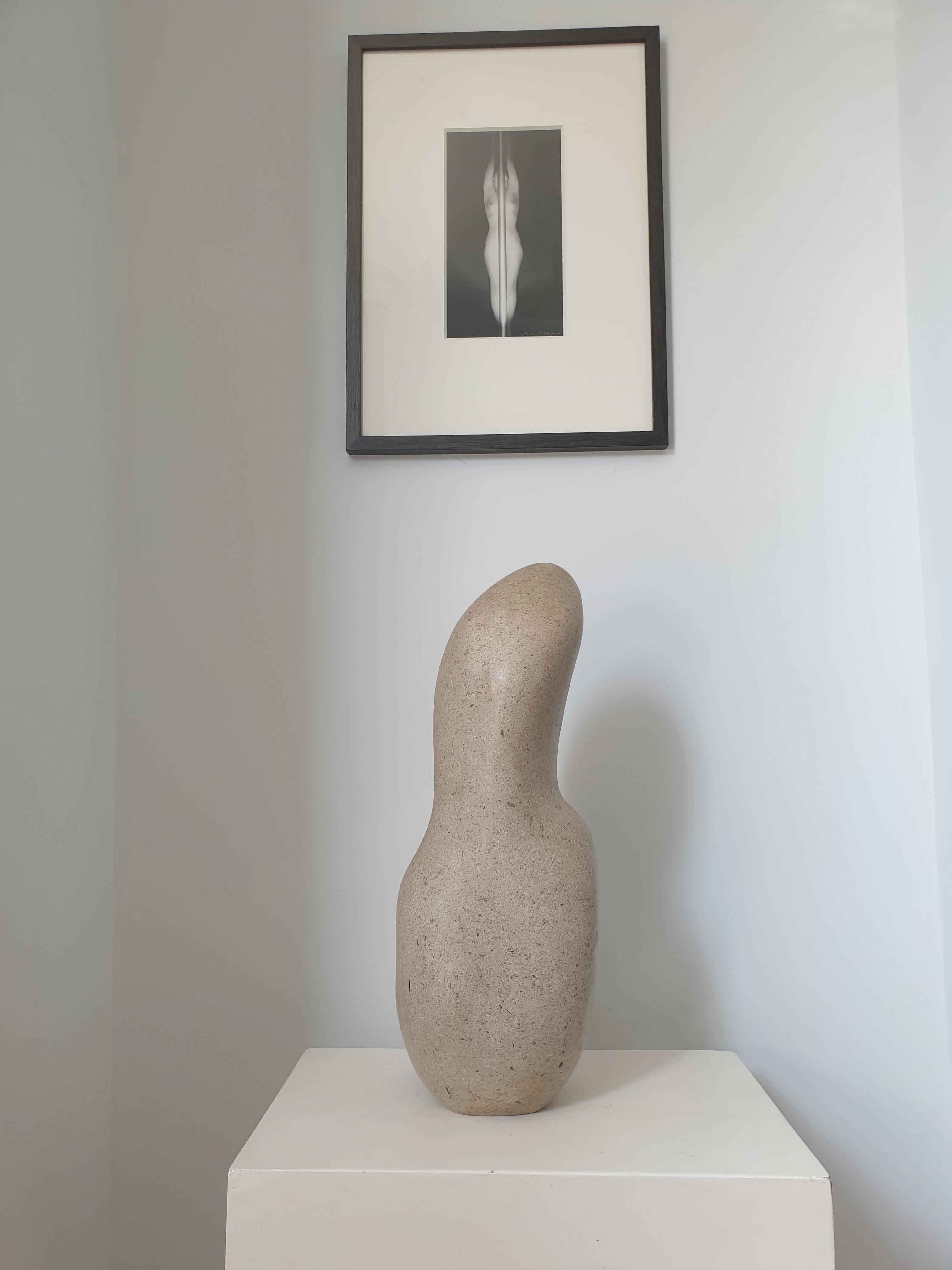 British Vintage abstract stone sculpture For Sale
