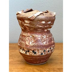 Vintage Abstract Studio Pottery Vase