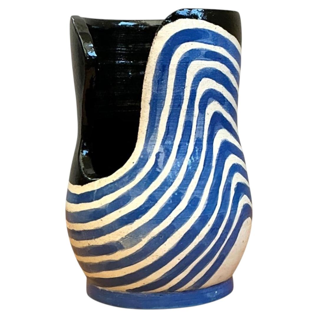 Vintage Abstract Studio Pottery Vase