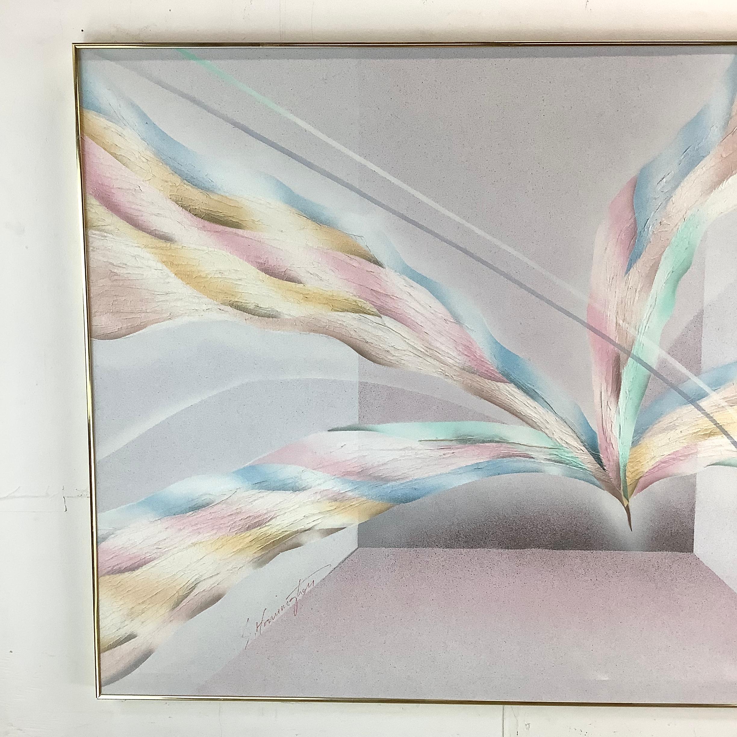 Vintage Abstrakte Wandkunst (Moderne) im Angebot