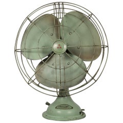 Vintage A.C. Electric Oscillating Fan:: um 1950