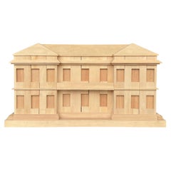Vintage Academic Architectural Model of a Georgian House