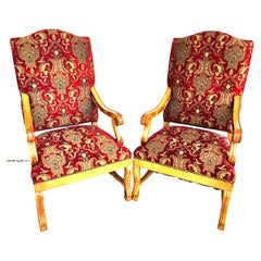 Retro Accent Armchairs Italian Venetian Style by Andre Originals