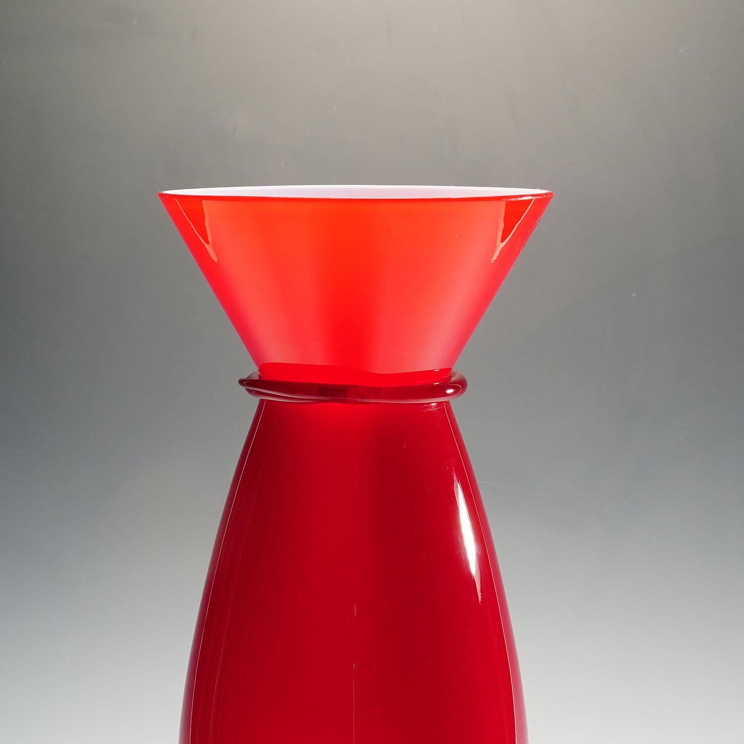 Italian Vintage Acco Vase by Alessandro Mendini for Venini, Murano 1997 For Sale