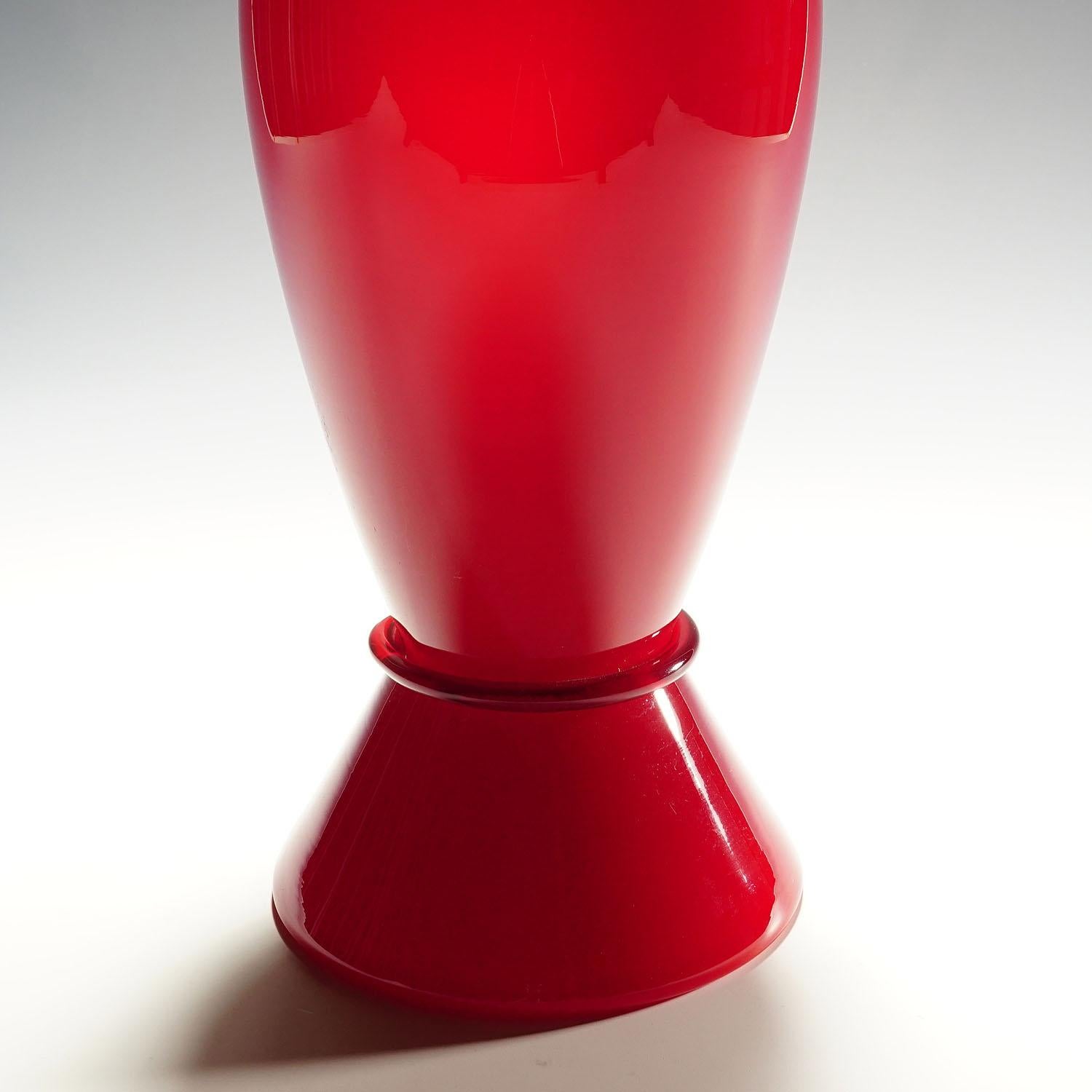 20th Century Vintage Acco Vase by Alessandro Mendini for Venini, Murano 1997 For Sale