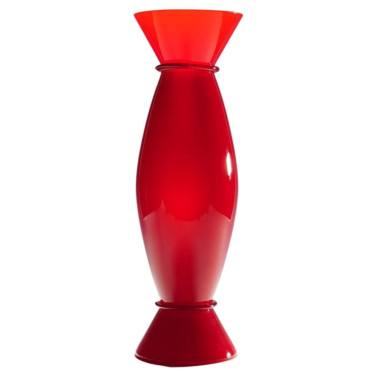 Vase Vintage Acco d'Alessandro Mendini pour Venini, Murano 1997