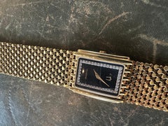 Vintage Accutron by Bulova corp gold tone stainless steel watch, Swiss movement