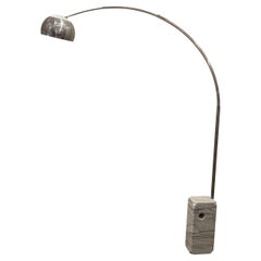 Vintage Achille & Pier Giacomo Castiglioni Flos Arco Style Floor Lamp