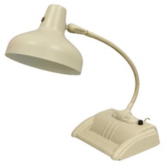 Lampada da tavolo a collo d'oca regolabile vintage Acme Lite Beige Mid Century Modern Retro