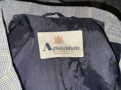 Giacca vintage a quadri Acquascutum