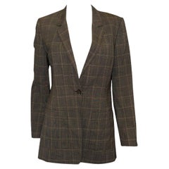 Giacca vintage a quadri Acquascutum