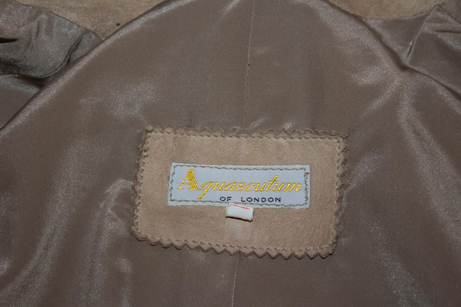 Vintage Acquascutum Suede Jacket en vente 1