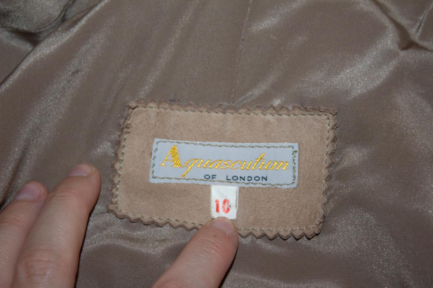 Vintage Acquascutum Suede Jacket en vente 2