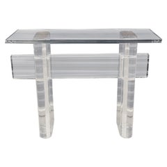 Vintage Acrylic Console Table, 20th Century