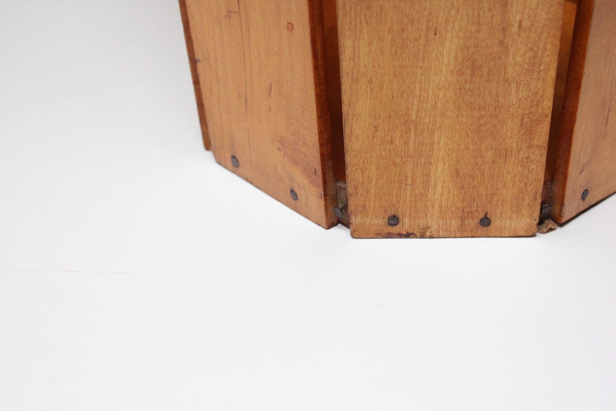 Corbeille à papier vintage en érable de style Adirondack / Craftsman en vente 9