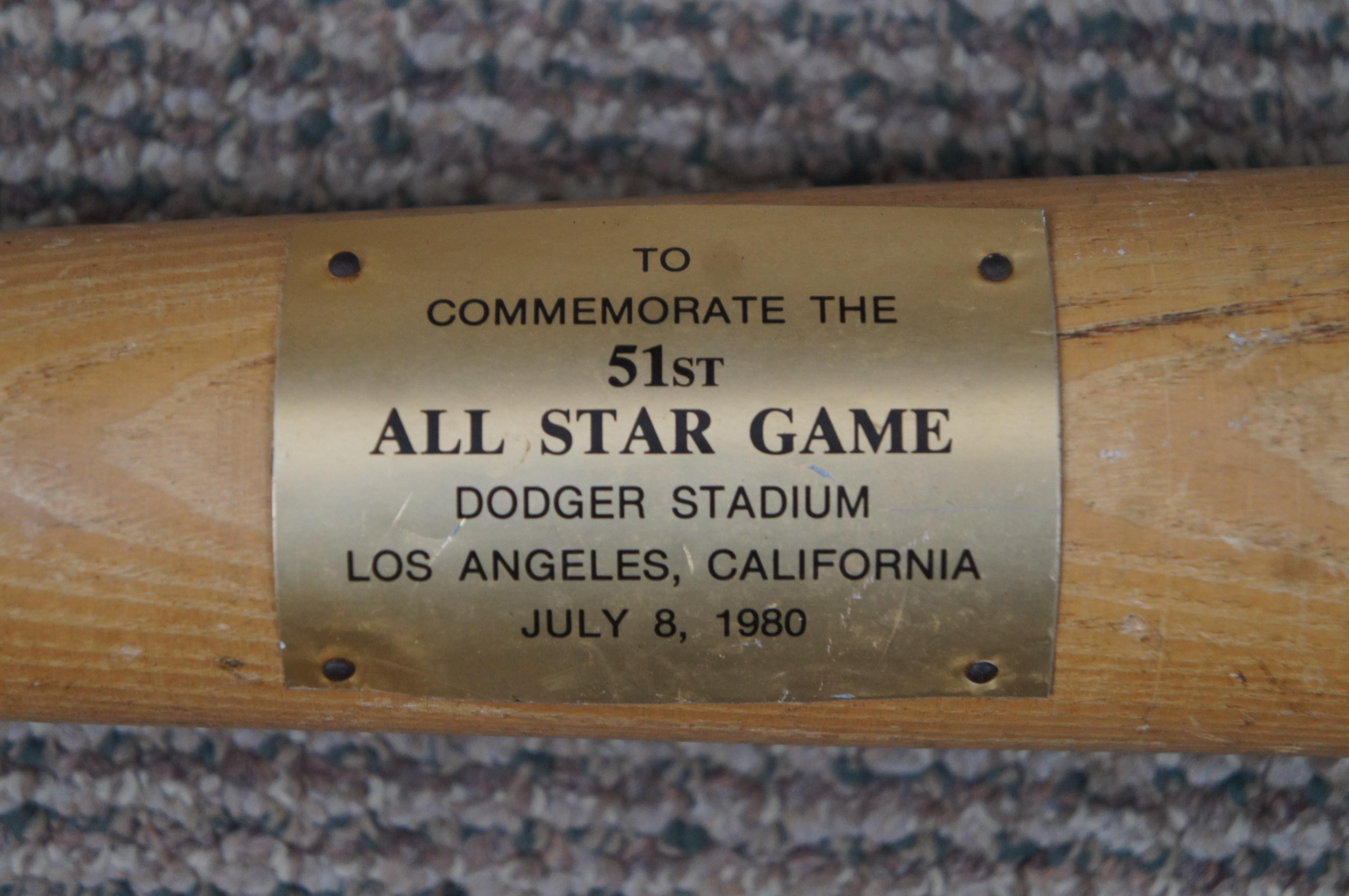 Late 20th Century Vintage Adirondak 302 Ken Landreaux 1980 All Star Game Commemorative Bat For Sale