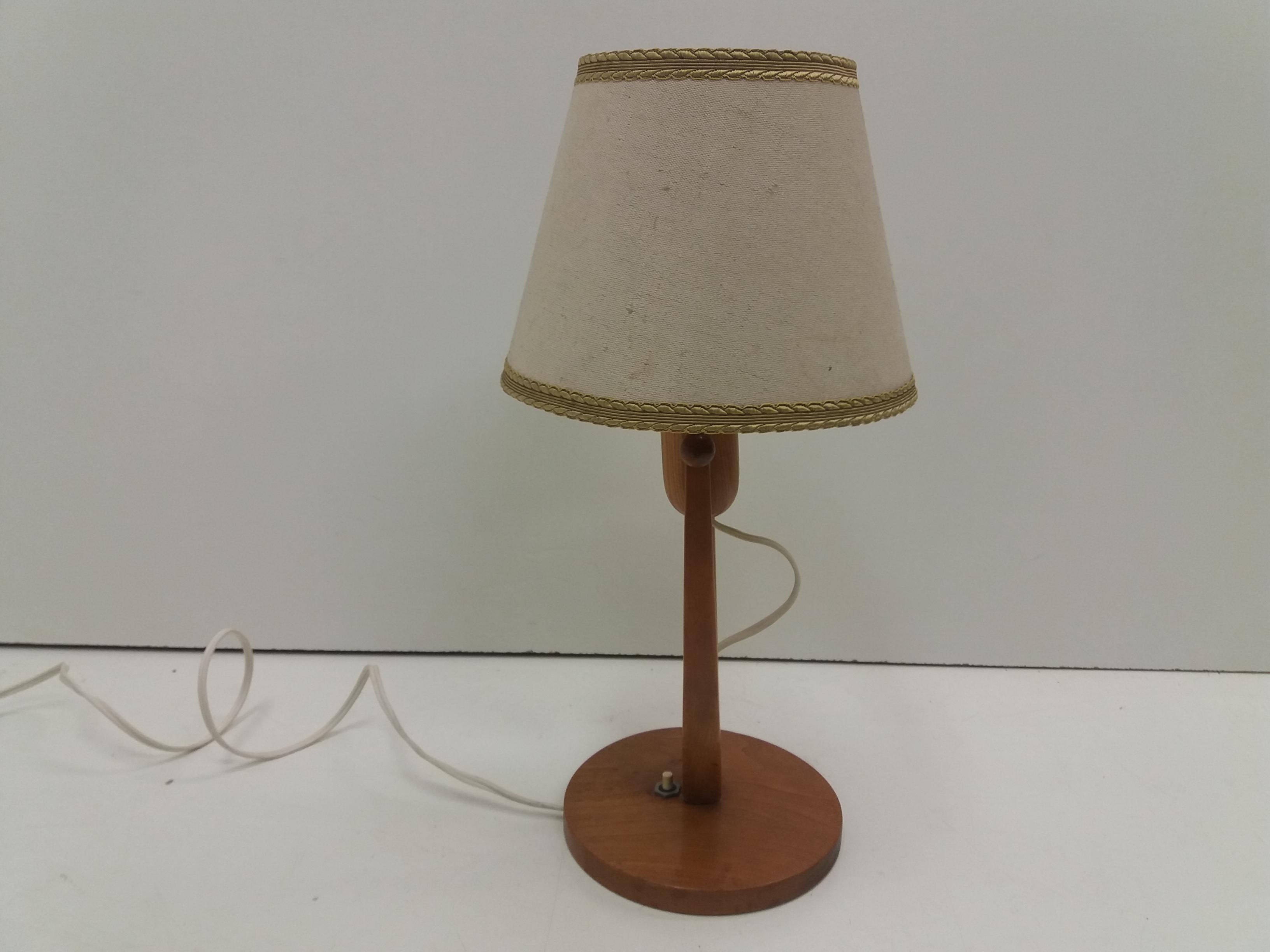 Vintage Adjustable Allwood Table Lamp, 1950's For Sale 1