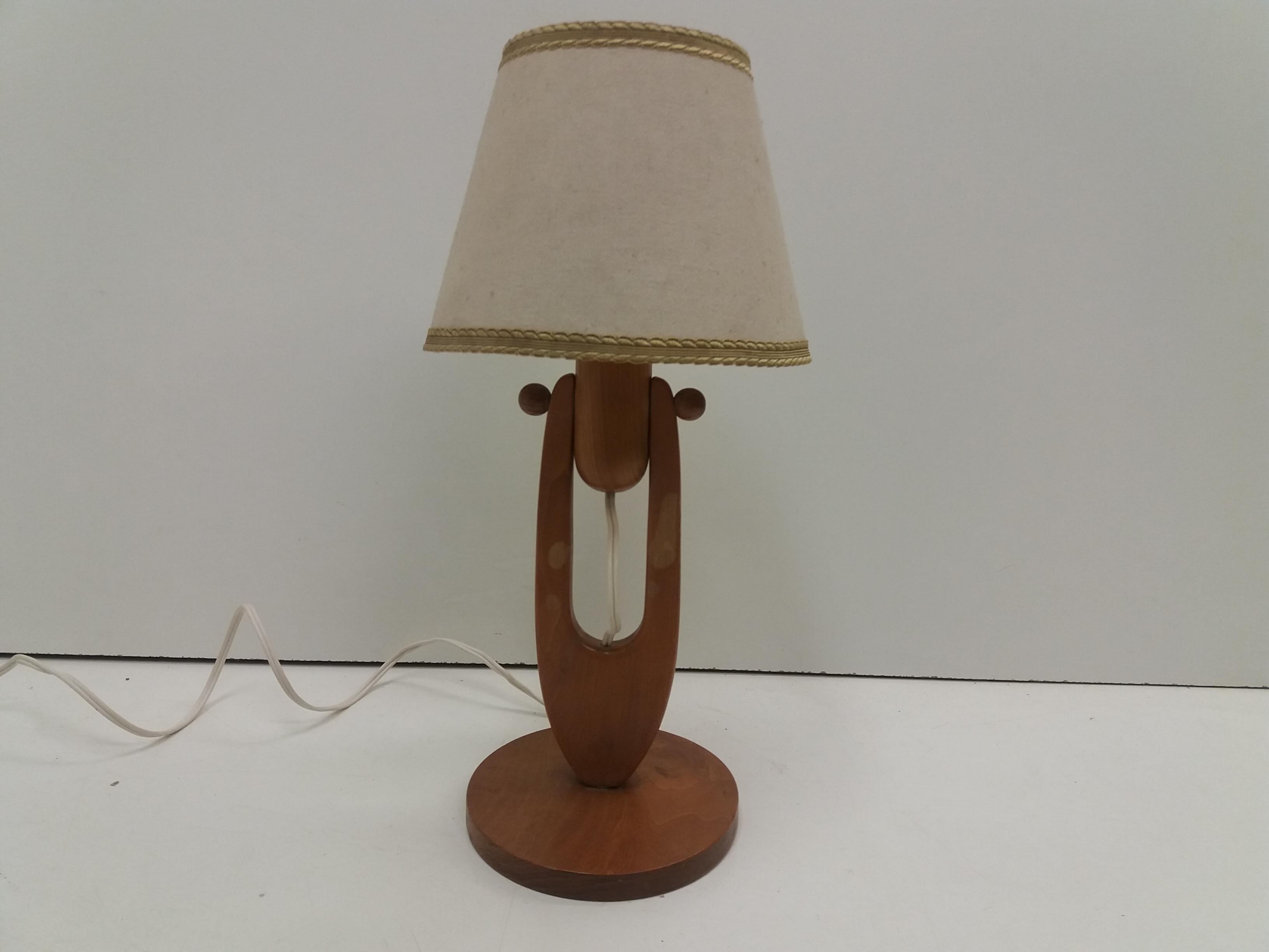 Vintage Adjustable Allwood Table Lamp, 1950's For Sale 2