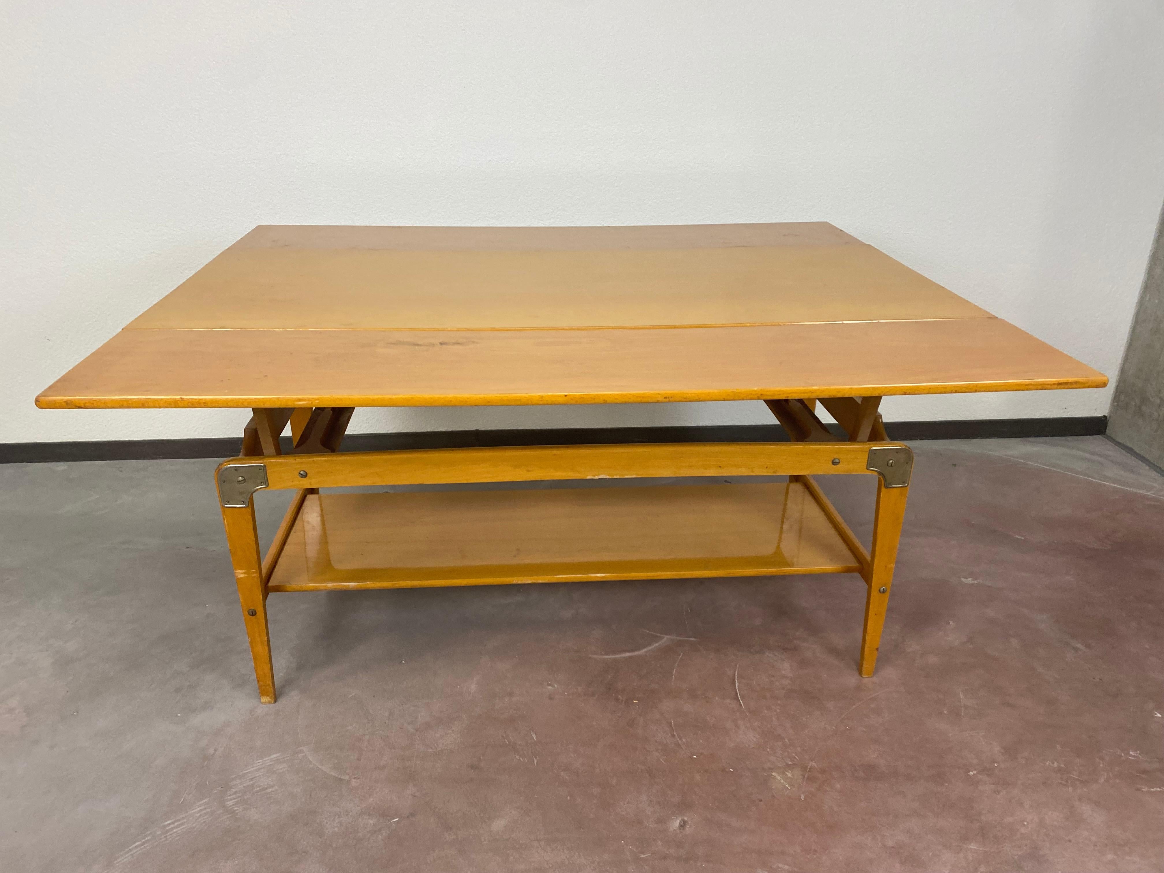 Vintage Adjustable Conference Table For Sale 3
