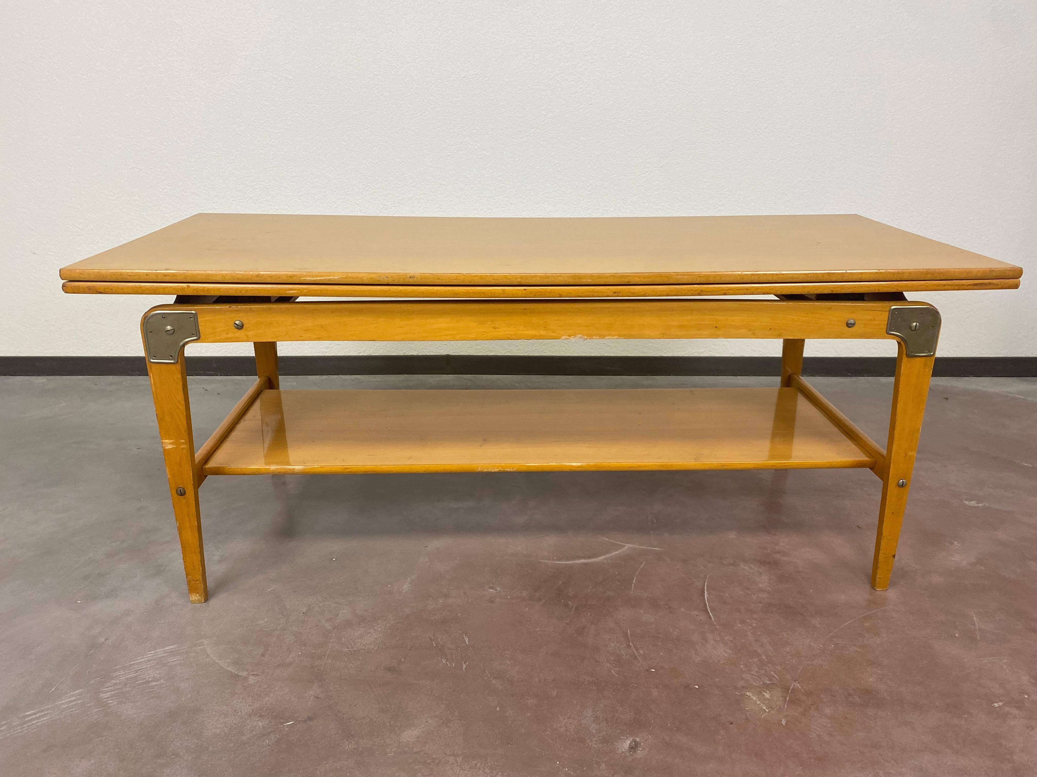 Mid-Century Modern Vintage Adjustable Conference Table For Sale