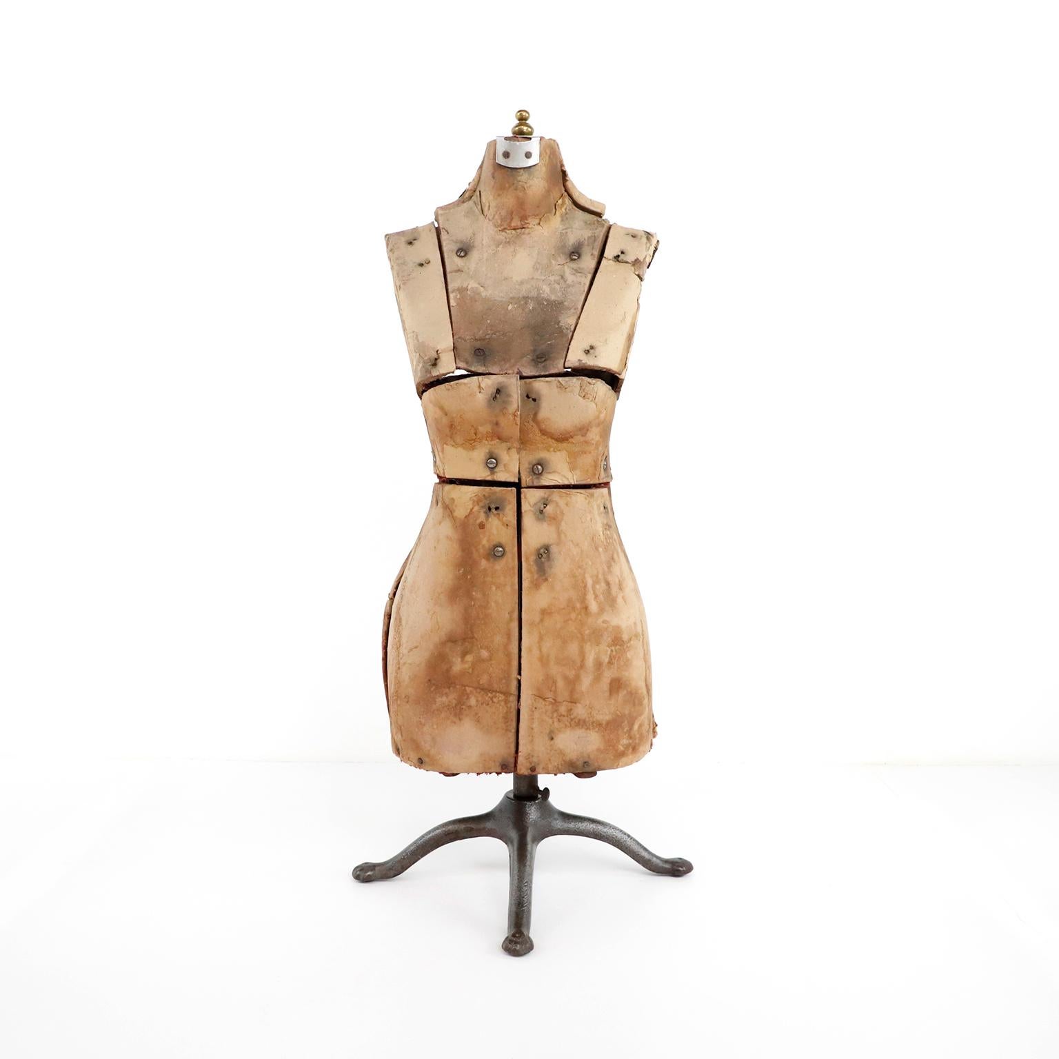 antique adjustable dress form