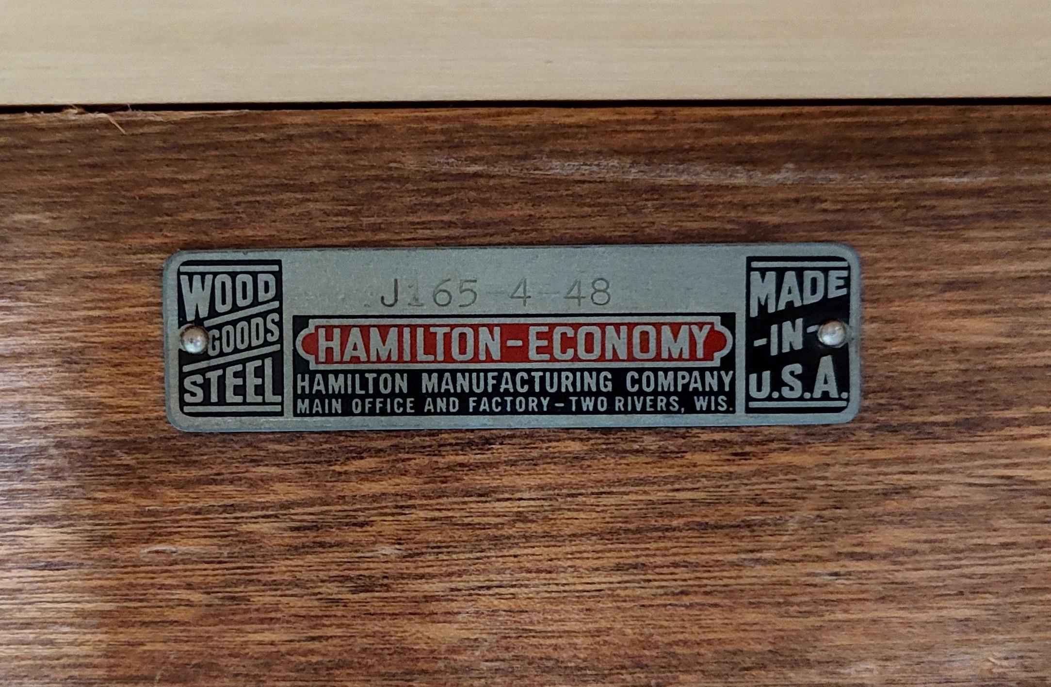 Vintage Adjustable Hamilton Drafting Table / Desk For Sale 10