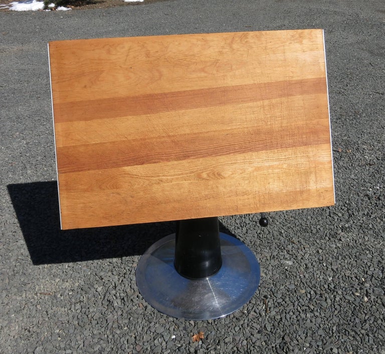 Vintage Adjustable Hydraulic Drafting Table at 1stDibs