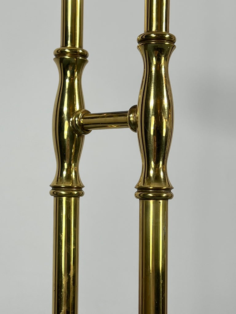 Vintage Adjustable Italian Solid Brass Floor Lamp from 70s For Sale at ...