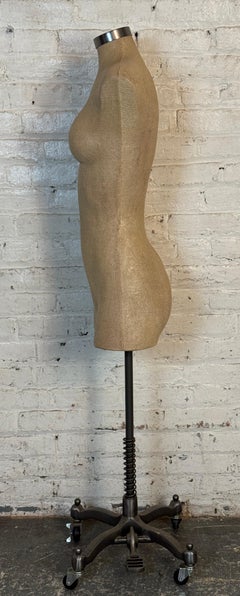 Vintage Adjustable Mannequin on Wheels