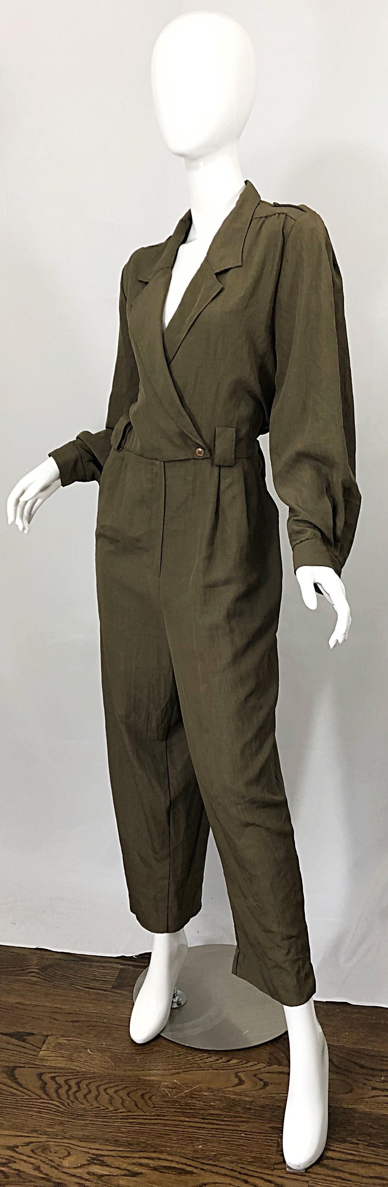 green military jumpsuit