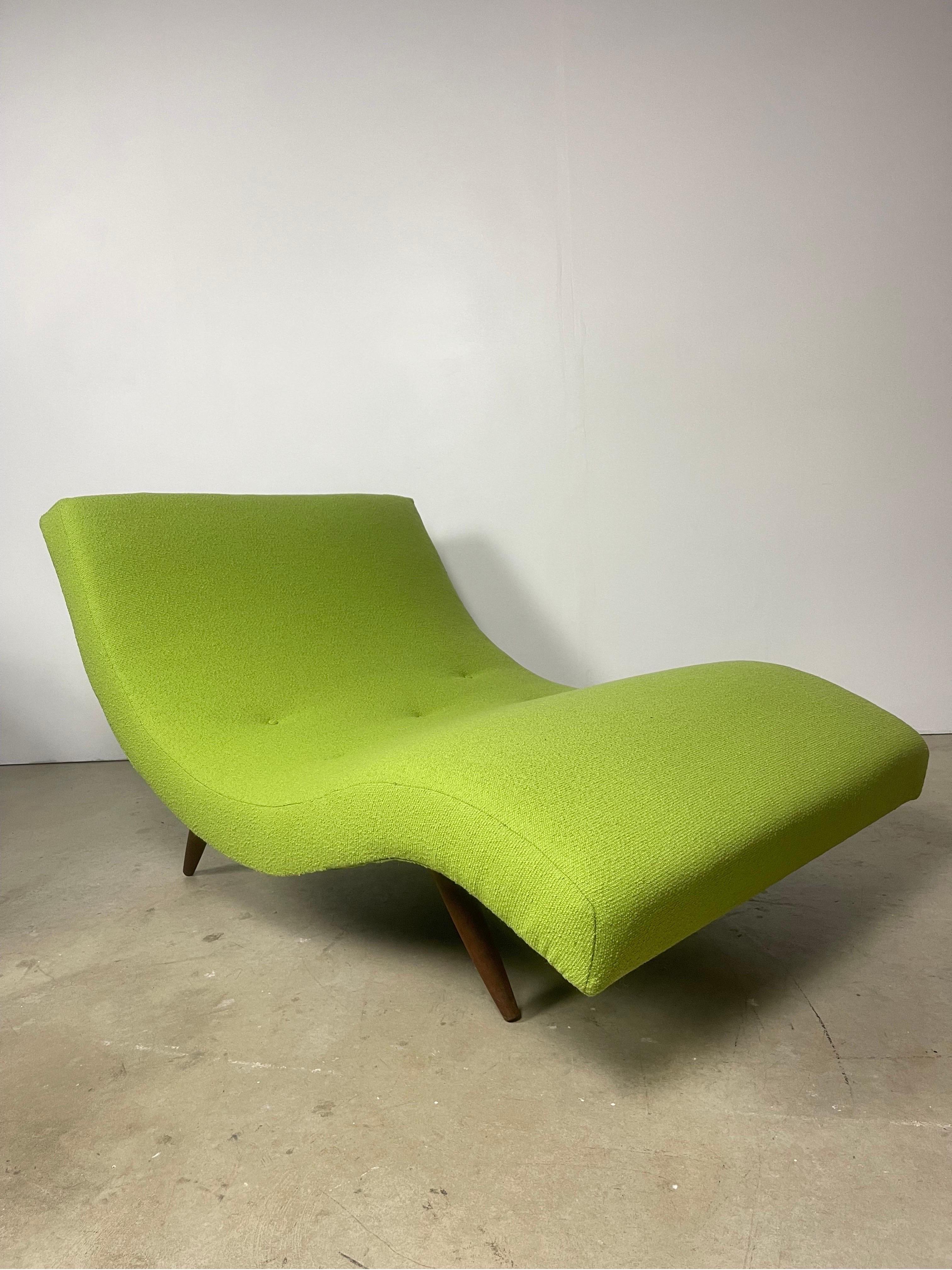 Mid-Century Modern Vintage Adrian Pearsall for Craft Associates Wave Chaise Lounge
