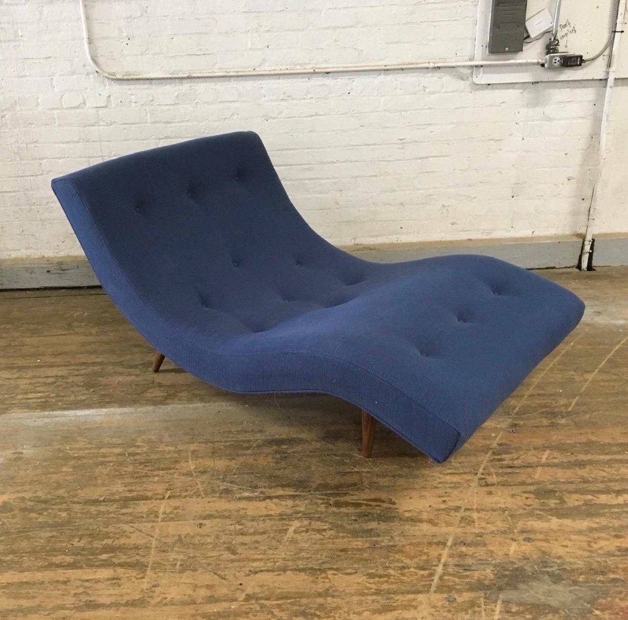 Mid-Century Modern Vintage Adrian Pearsall for Craft Associates Wave Chaise Lounge For Sale